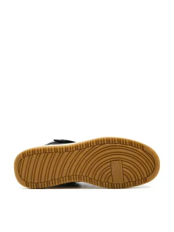 Outlet Czarne sneakersy za kostkę Sneakersy|Za Kostkę