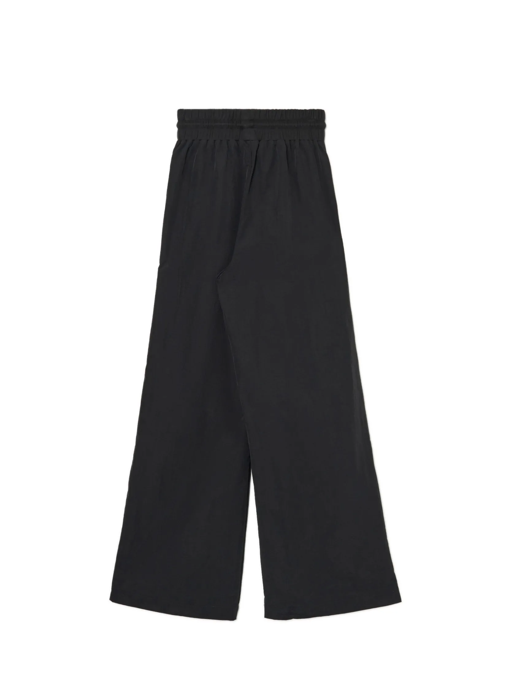 New Czarne spodnie baggy z wysokim stanem Spodnie|Sety