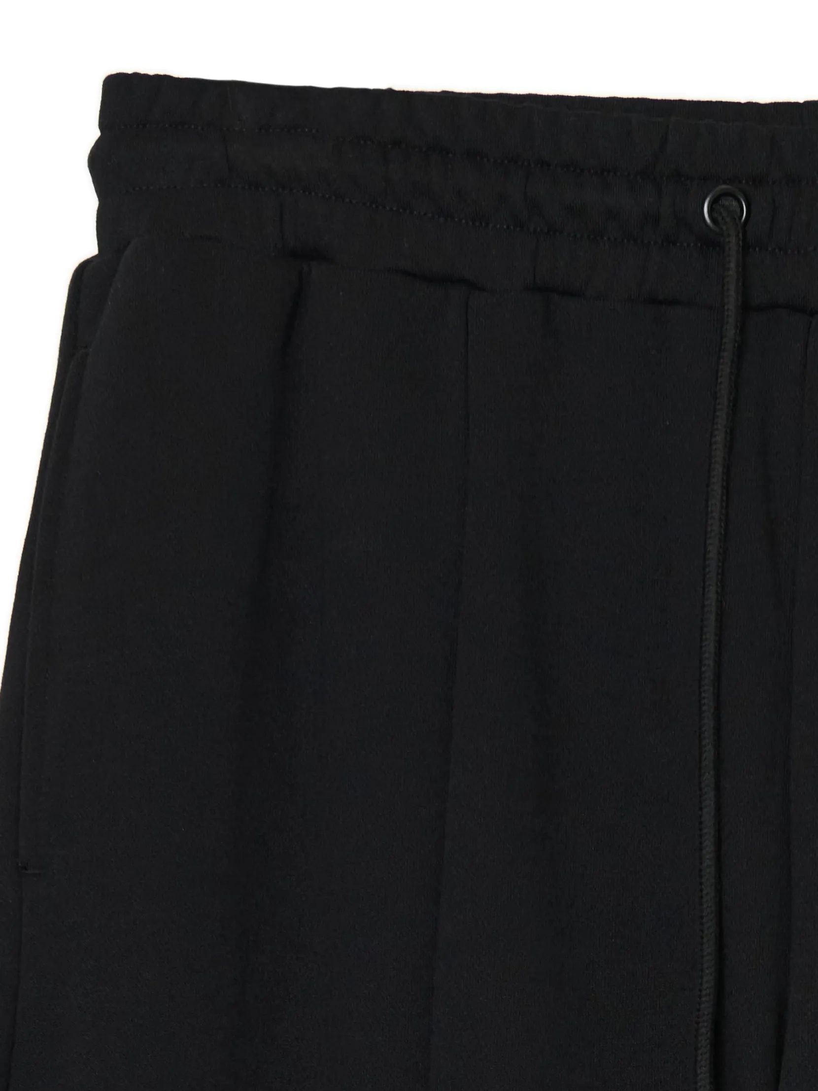 Fashion Czarne spodnie dresowe z zatrzaskami Spodnie