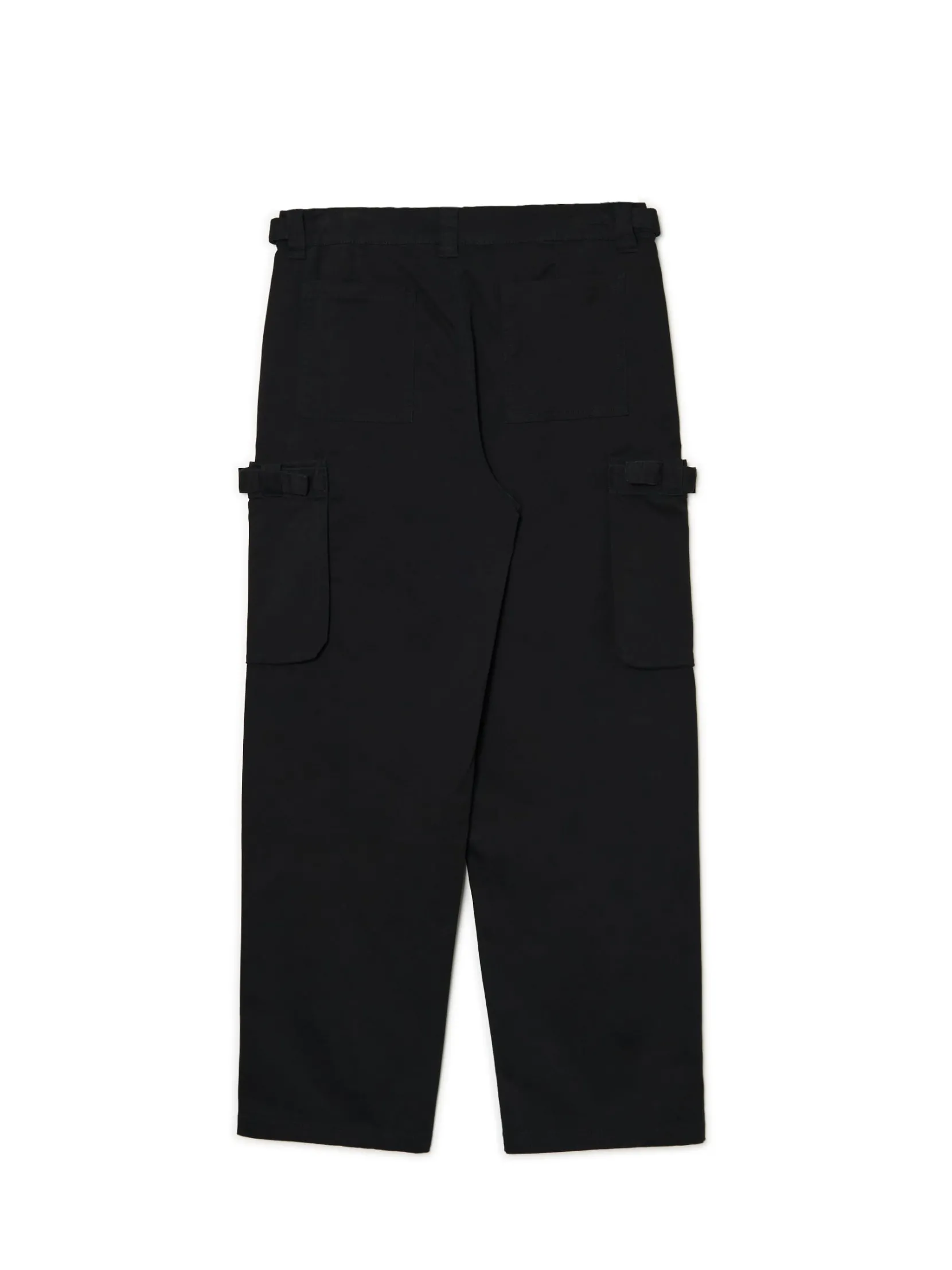 New Czarne spodnie loose z regulacją Spodnie