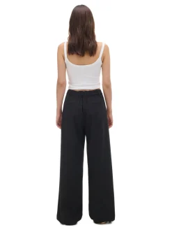 Online Czarne spodnie tailoring Spodnie