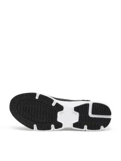 Hot Czarno-białe sneakersy z odblaskowymi detalami Sneakersy