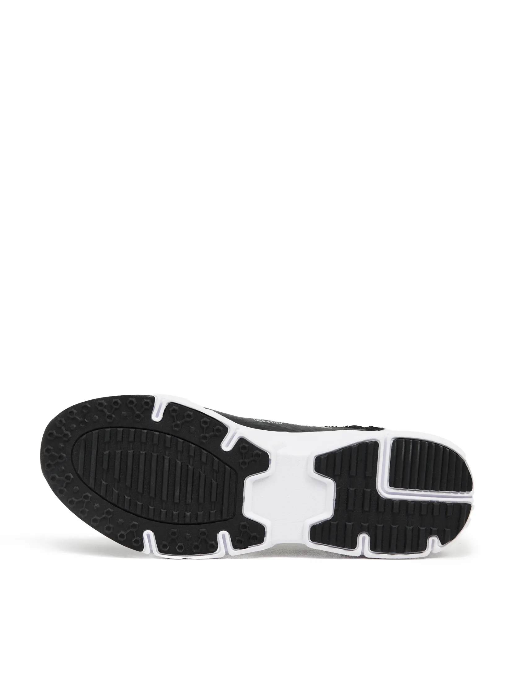 Hot Czarno-białe sneakersy z odblaskowymi detalami Sneakersy