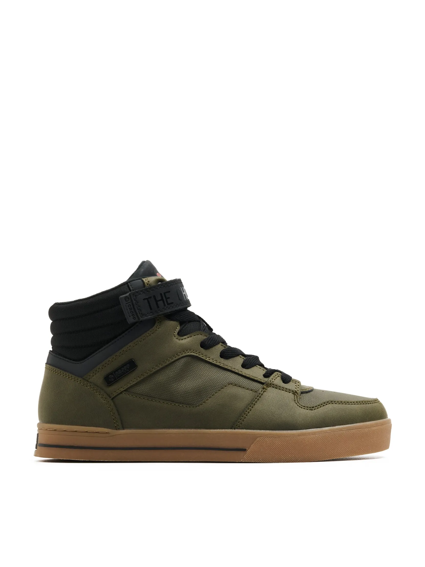 Hot Czarno-zielone sneakersy Sneakersy|Za Kostkę