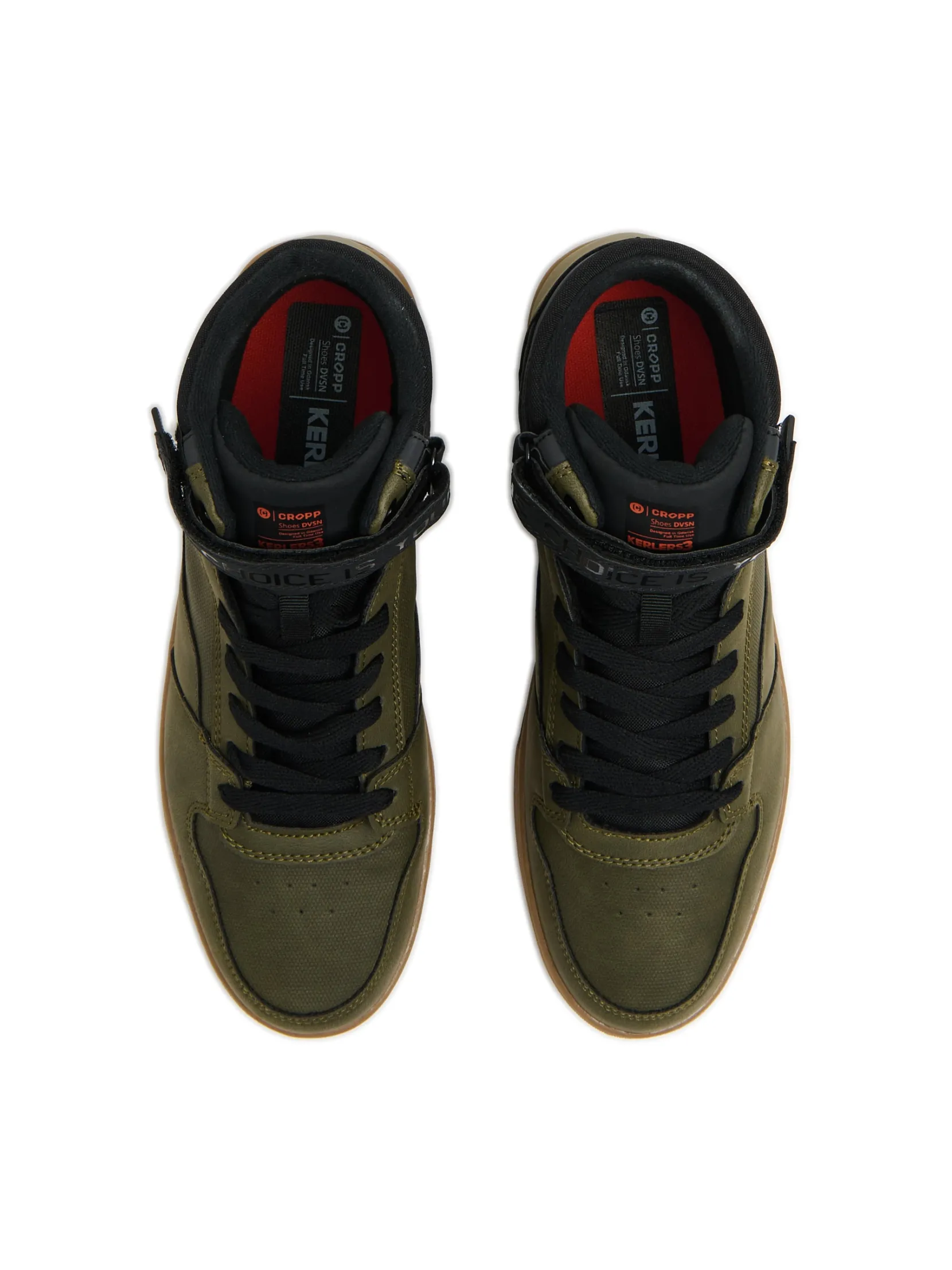 Hot Czarno-zielone sneakersy Sneakersy|Za Kostkę