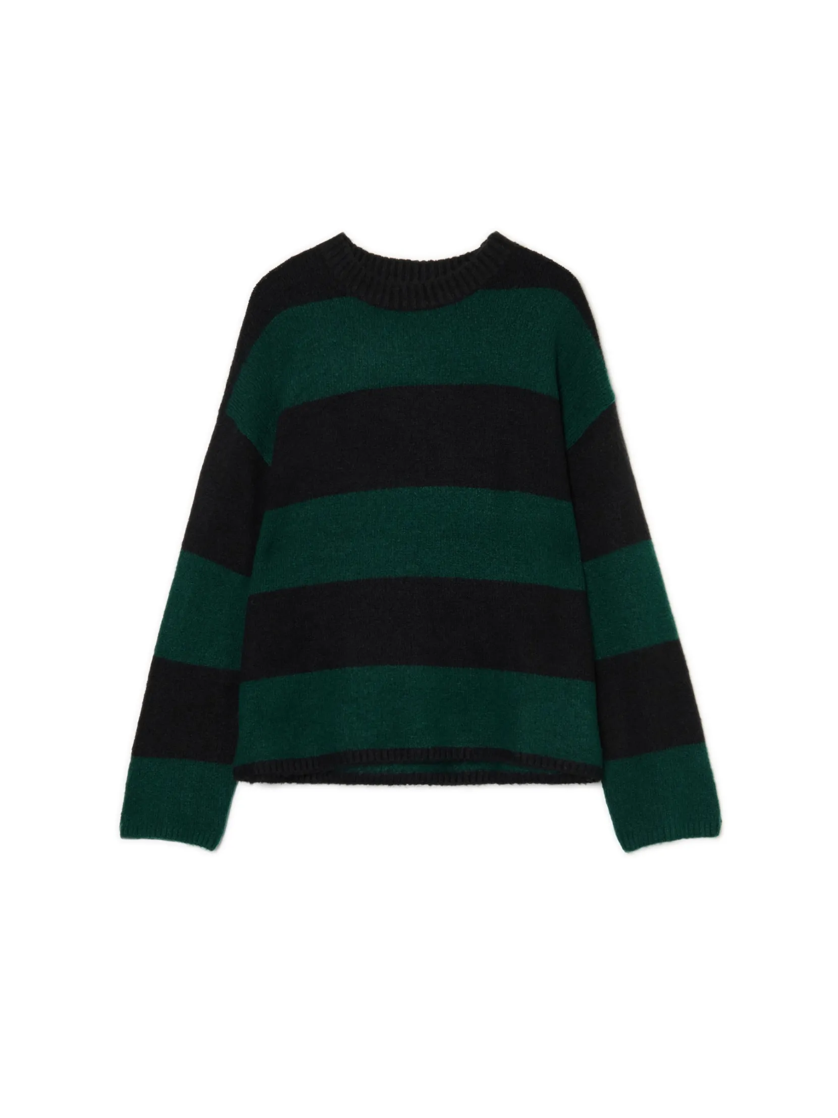 Clearance Czarno- sweter w paski Swetry