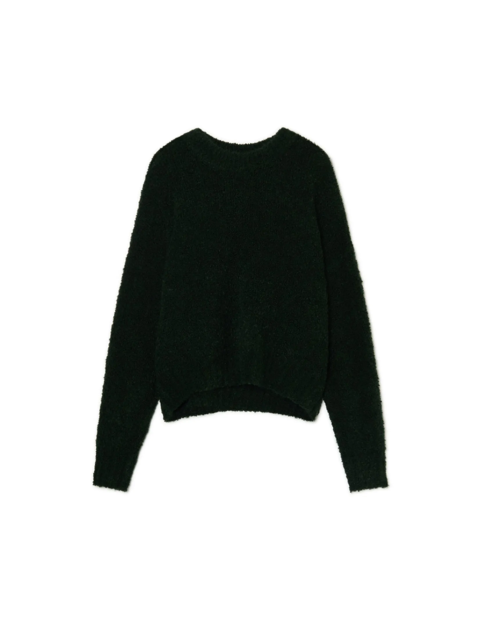 Discount Czarny gładki sweter Swetry