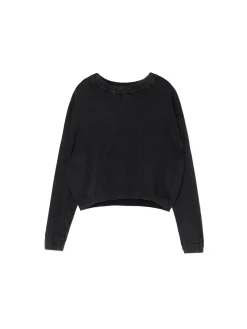 Outlet sweter z efektem sprania Swetry