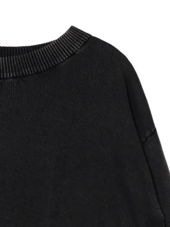 Outlet sweter z efektem sprania Swetry