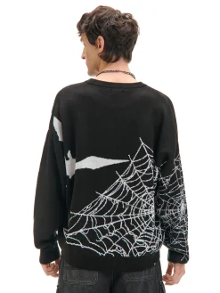 Discount sweter z pająkiem Swetry