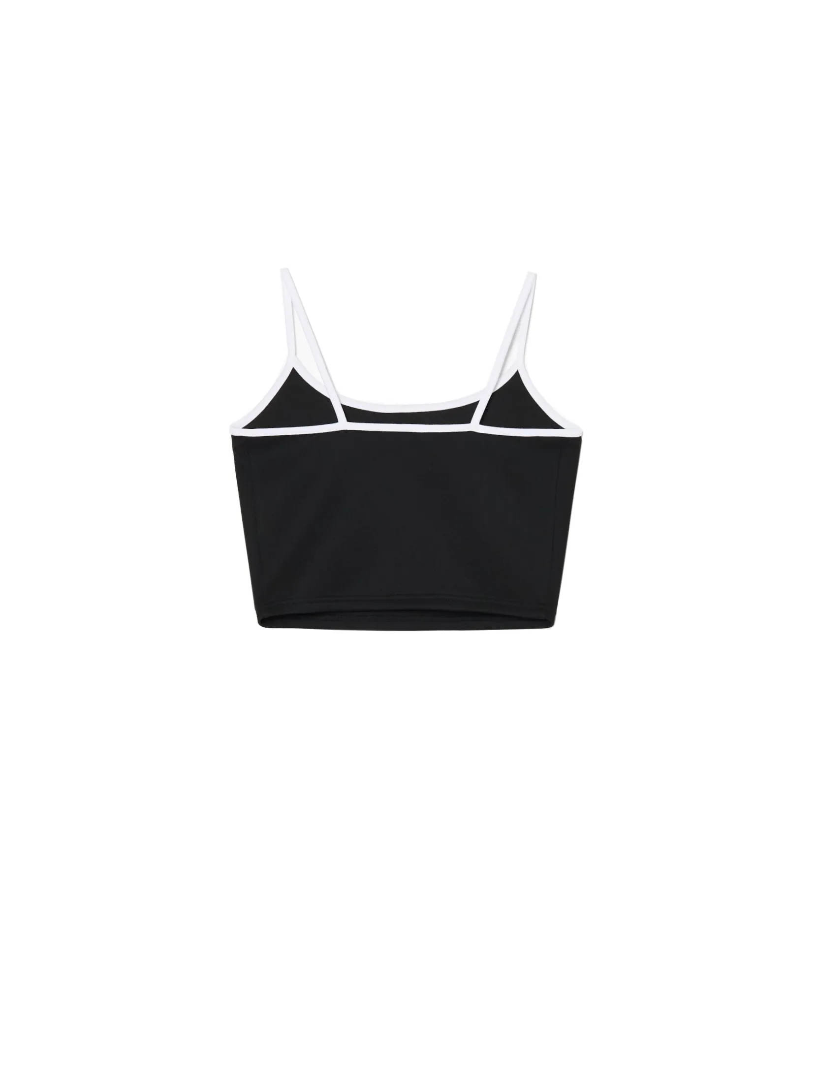 Fashion top z białymi ramiączkami Sety
