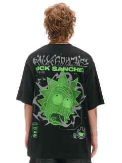Outlet T-shirt z printem Rick i Morty Koszulki