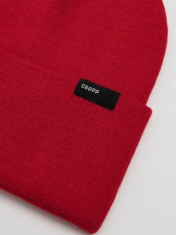 Sale Czerwona czapka beanie Czapki|Basic