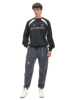 Best Dresowe joggery z efektem reflective Spodnie