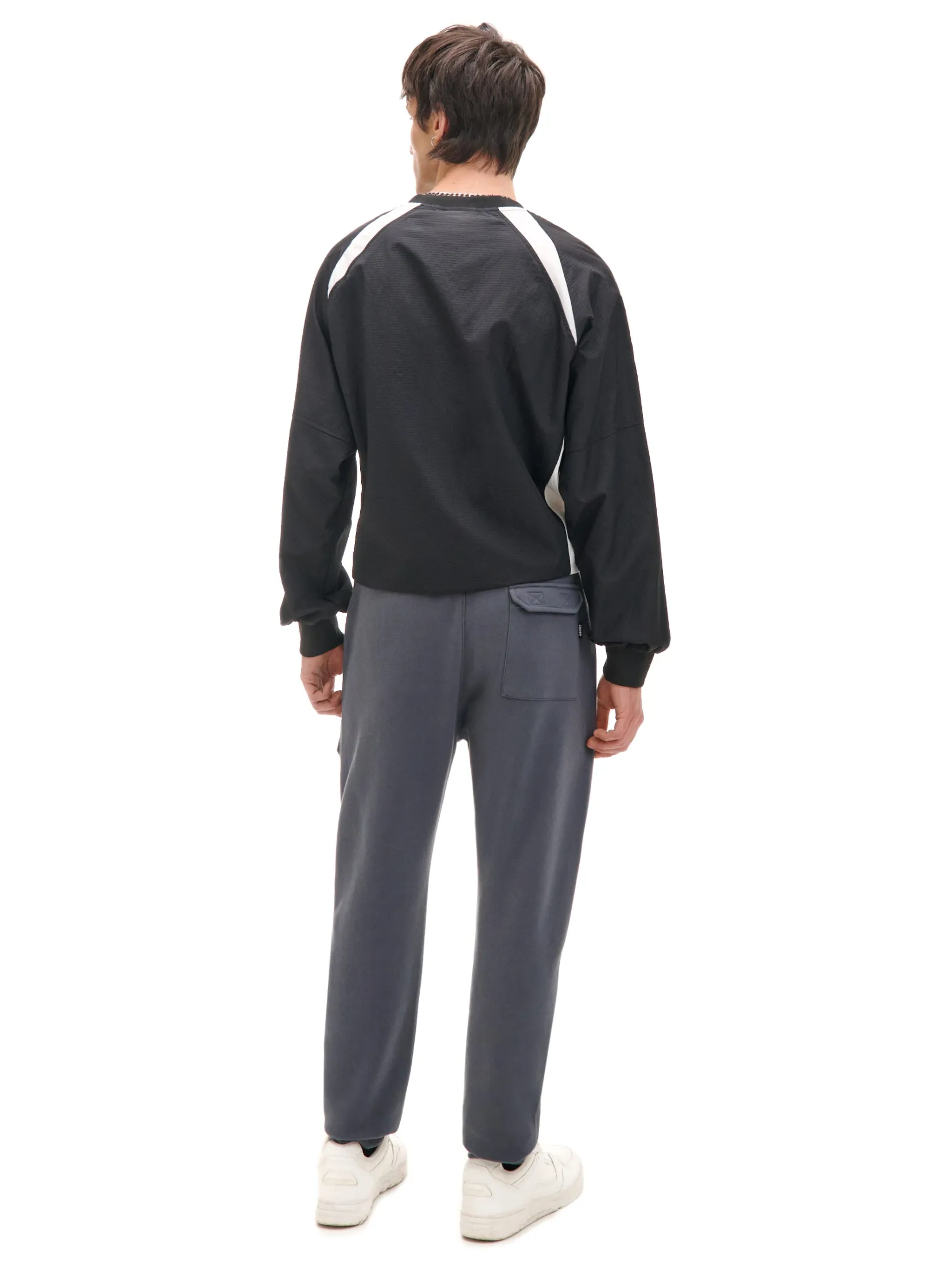 Best Dresowe joggery z efektem reflective Spodnie