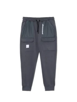 Best Dresowe joggery z efektem reflective Spodnie