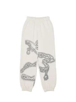 Discount Dresowe joggery z motywem łańcucha Spodnie|Sety