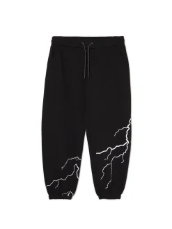 Best Dresowe joggery z odblaskowym printem Spodnie