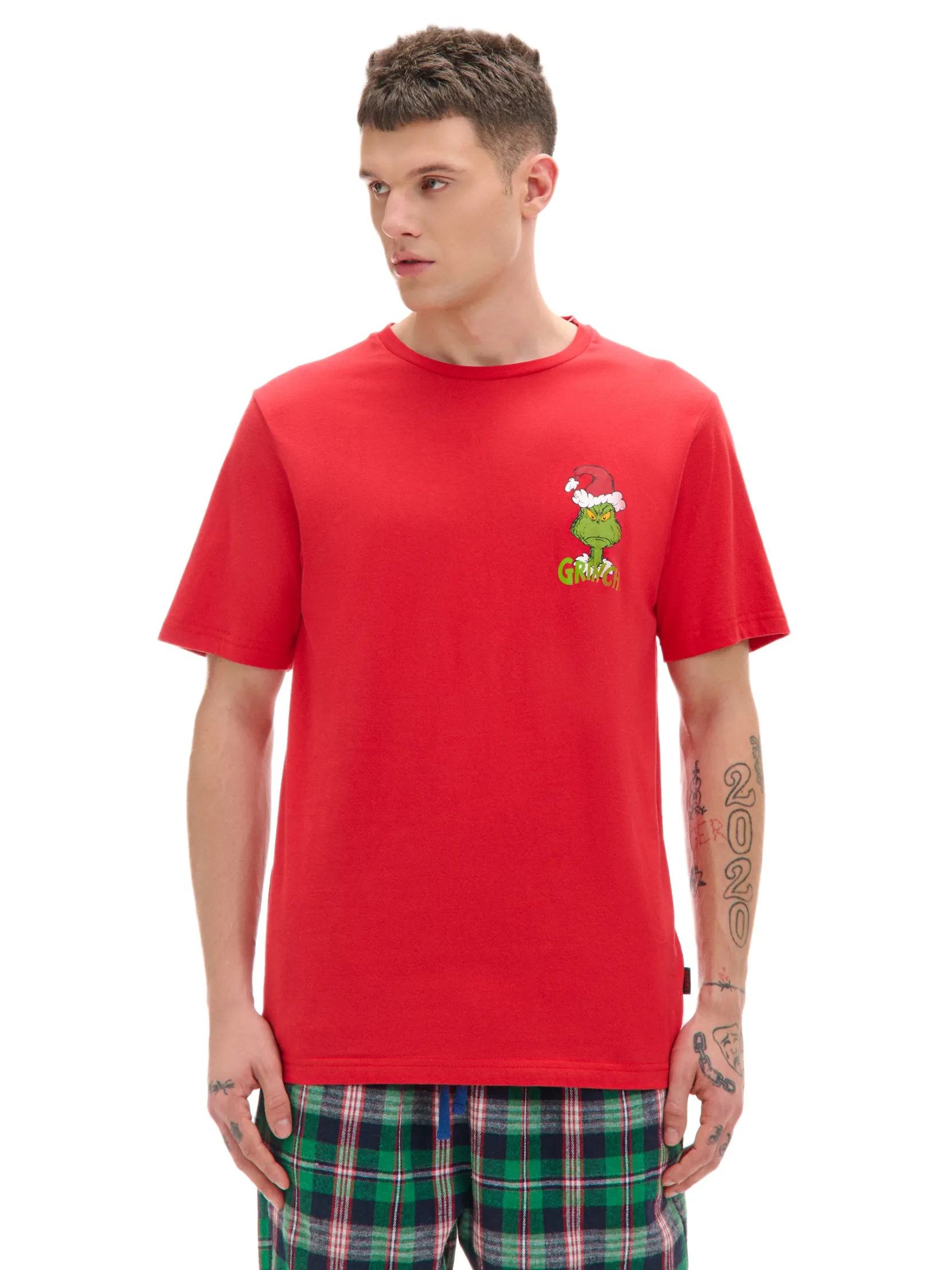 Outlet Dwuczęściowa świąteczna piżama Grinch Cozy|Akcesoria Świąteczne