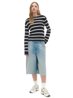Clearance Dzianinowy sweter w paski Swetry
