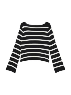 Clearance Dzianinowy sweter w paski Swetry