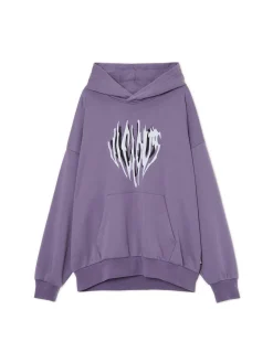 Hot Fioletowa bluza z kapturem Bluzy