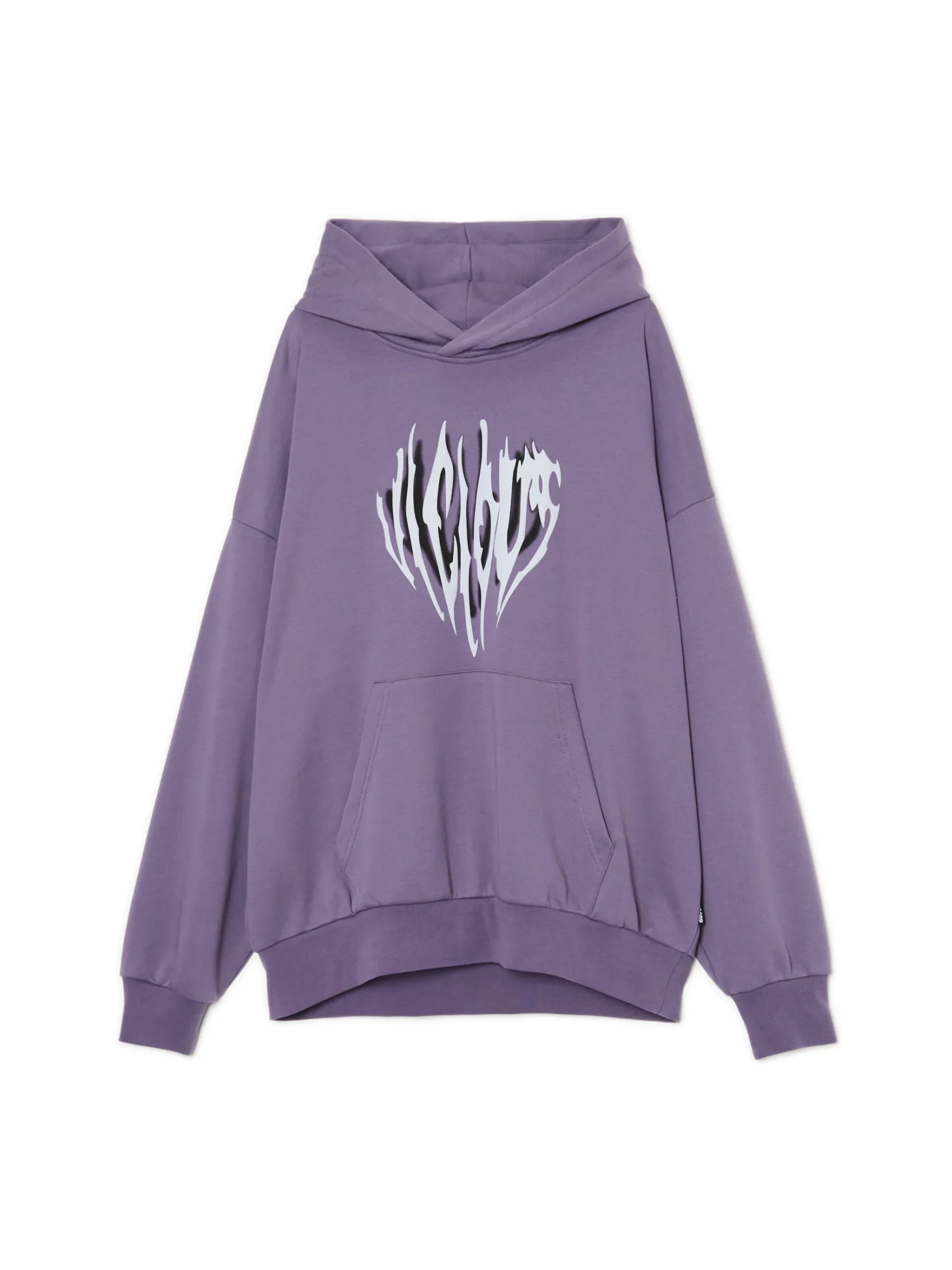 Hot Fioletowa bluza z kapturem Bluzy