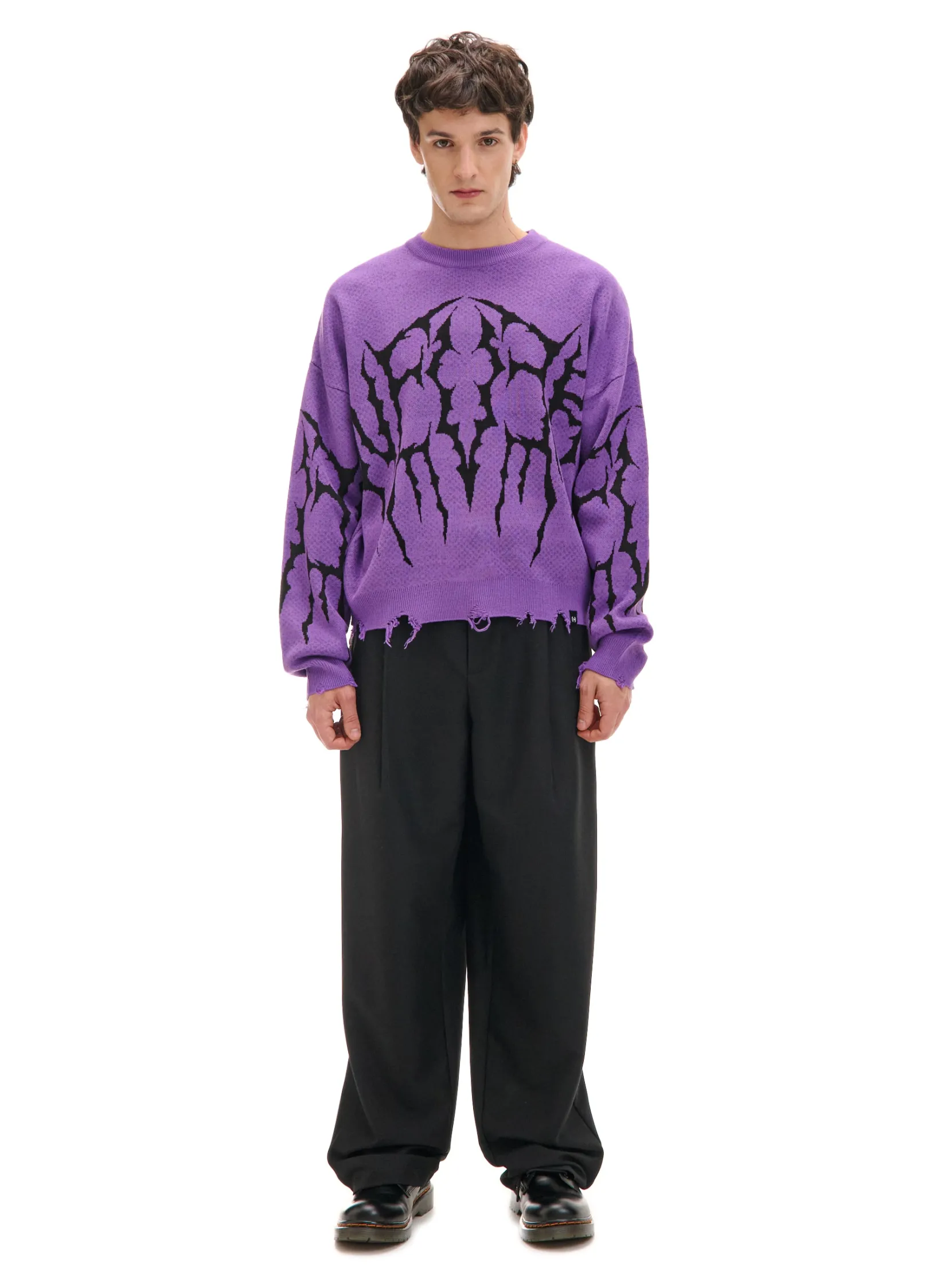 Hot sweter z nadrukiem Swetry