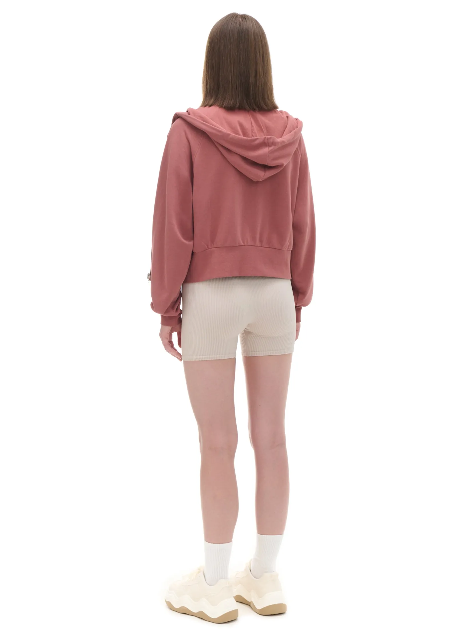 Hot Gładka rozpinana bluza z kapturem Bluzy
