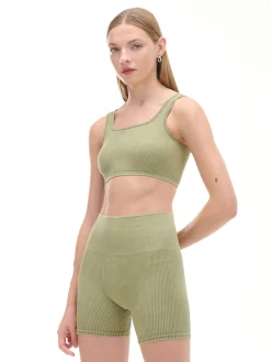 Fashion Gładki oliwkowy top Koszulki, Topy