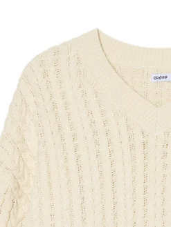 Hot Gładki sweter Swetry