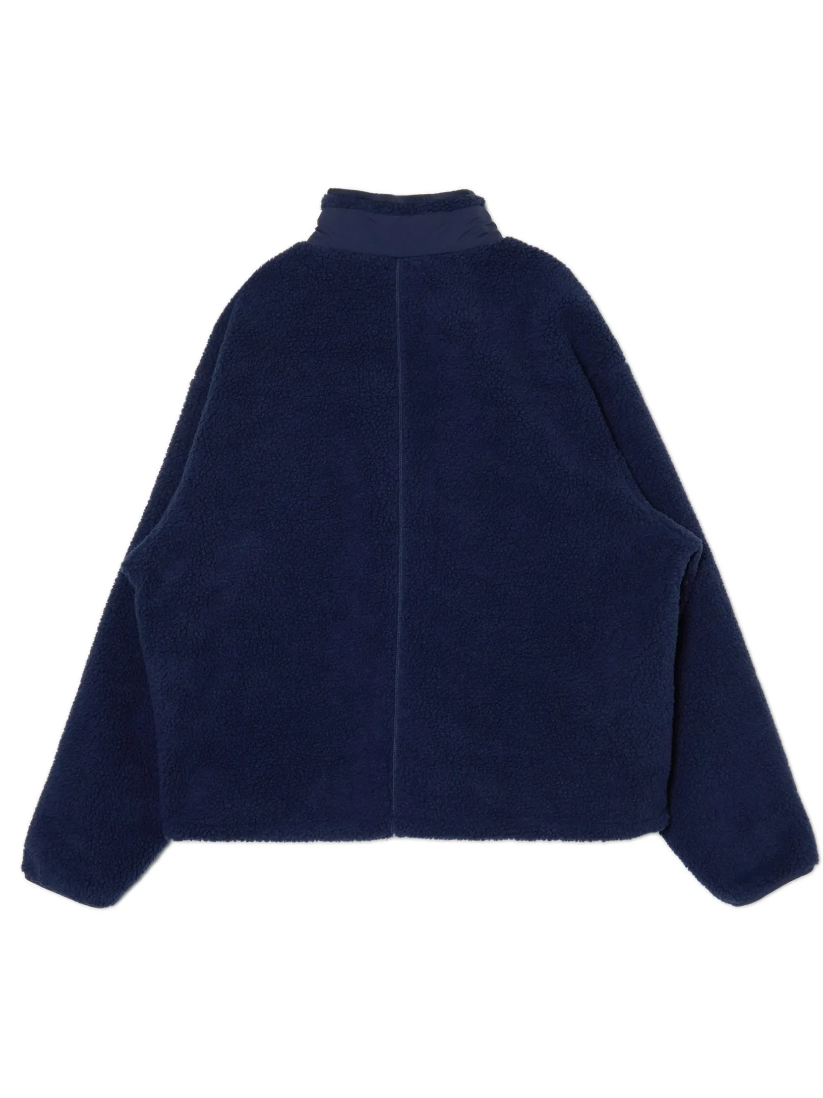 Clearance Granatowa bluza sherpa Bluzy