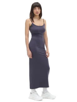 New Granatowa sukienka maxi Sukienki, Kombinezony