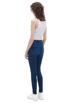 Discount Granatowe jeansy skinny Jeansy