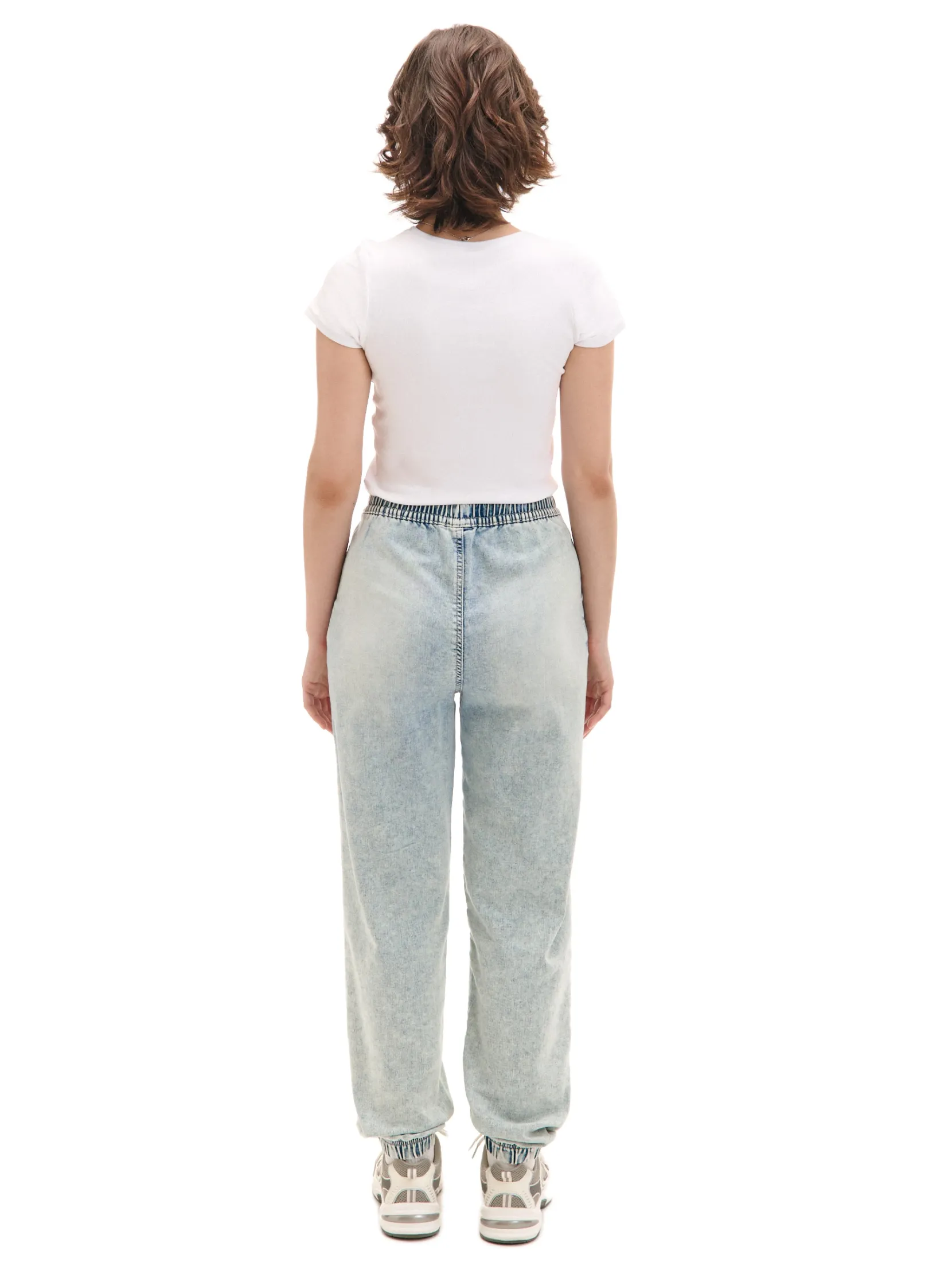 Best Jasne jeansowe joggery Jeansy