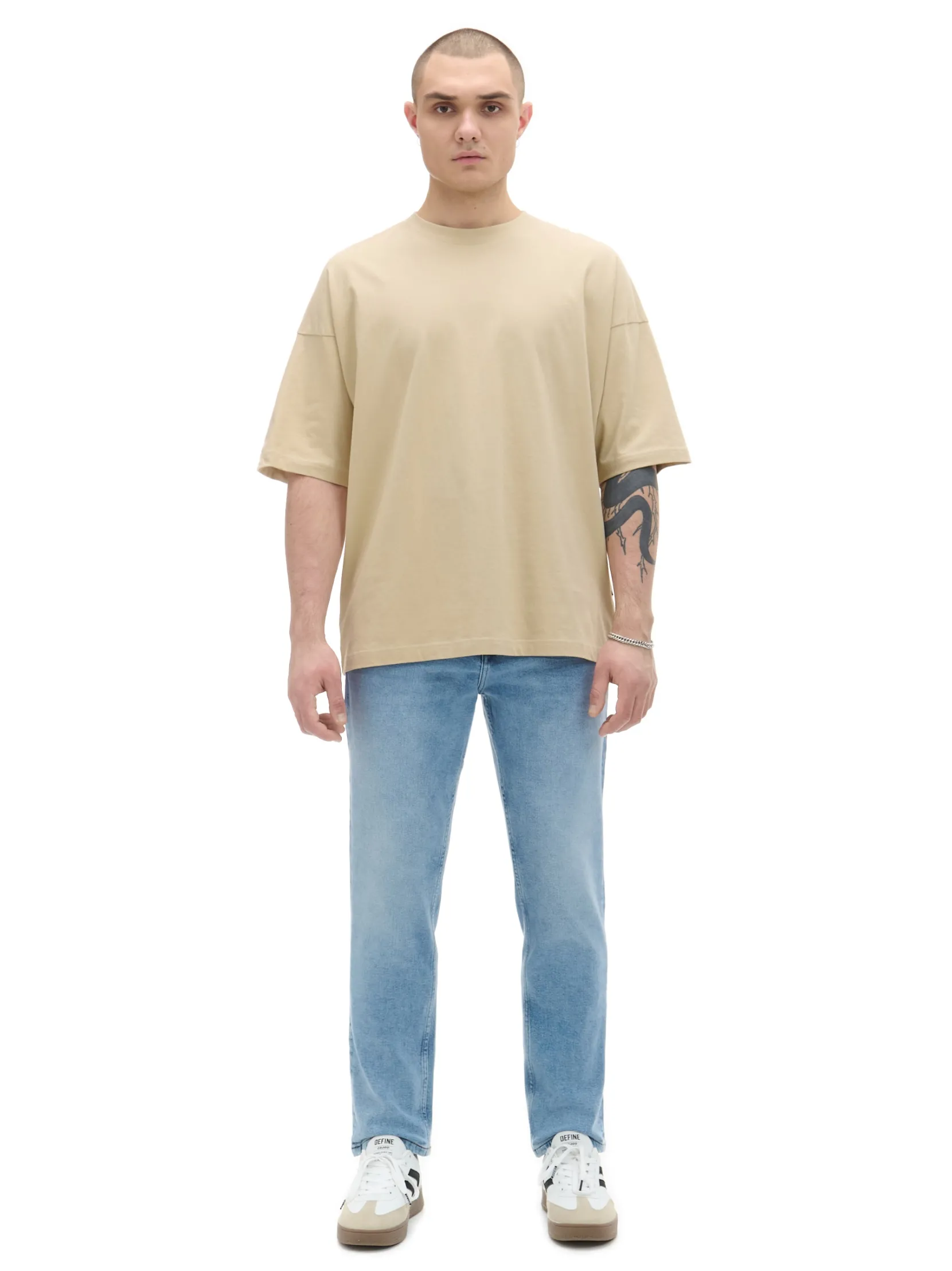 Hot Jasne jeansy comfort Jeansy