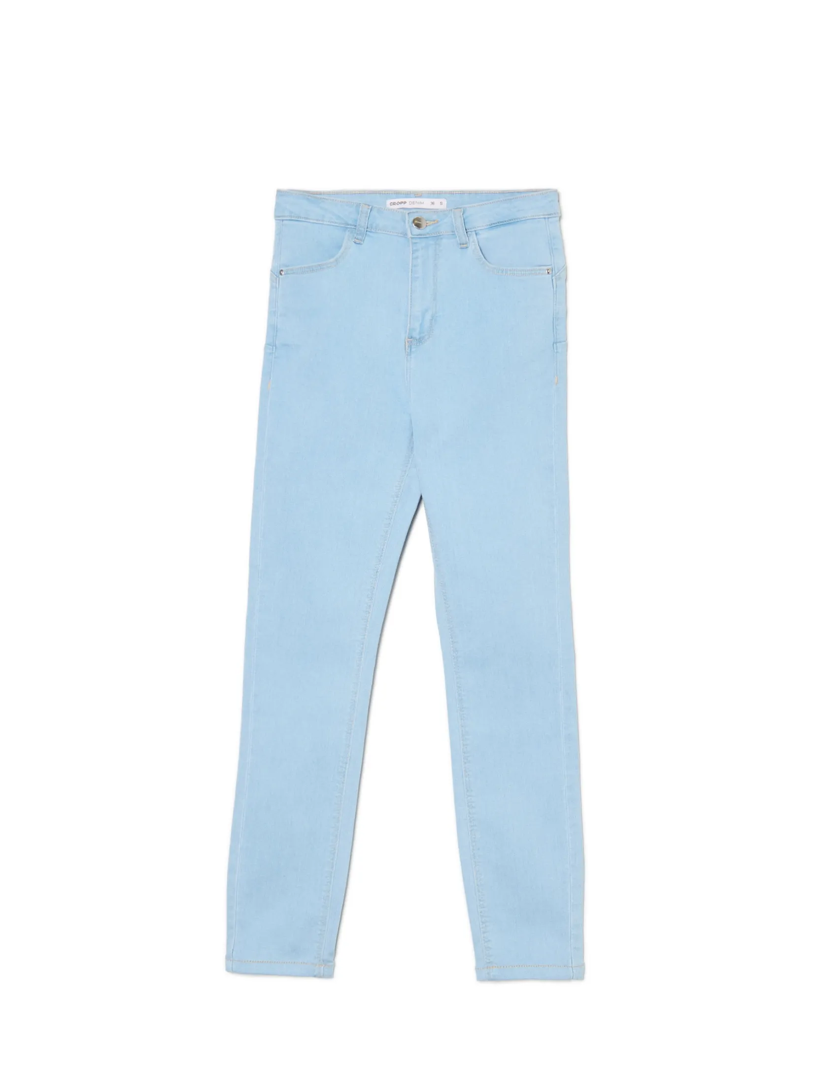 Fashion Jasne jeansy push up PETITE Jeansy