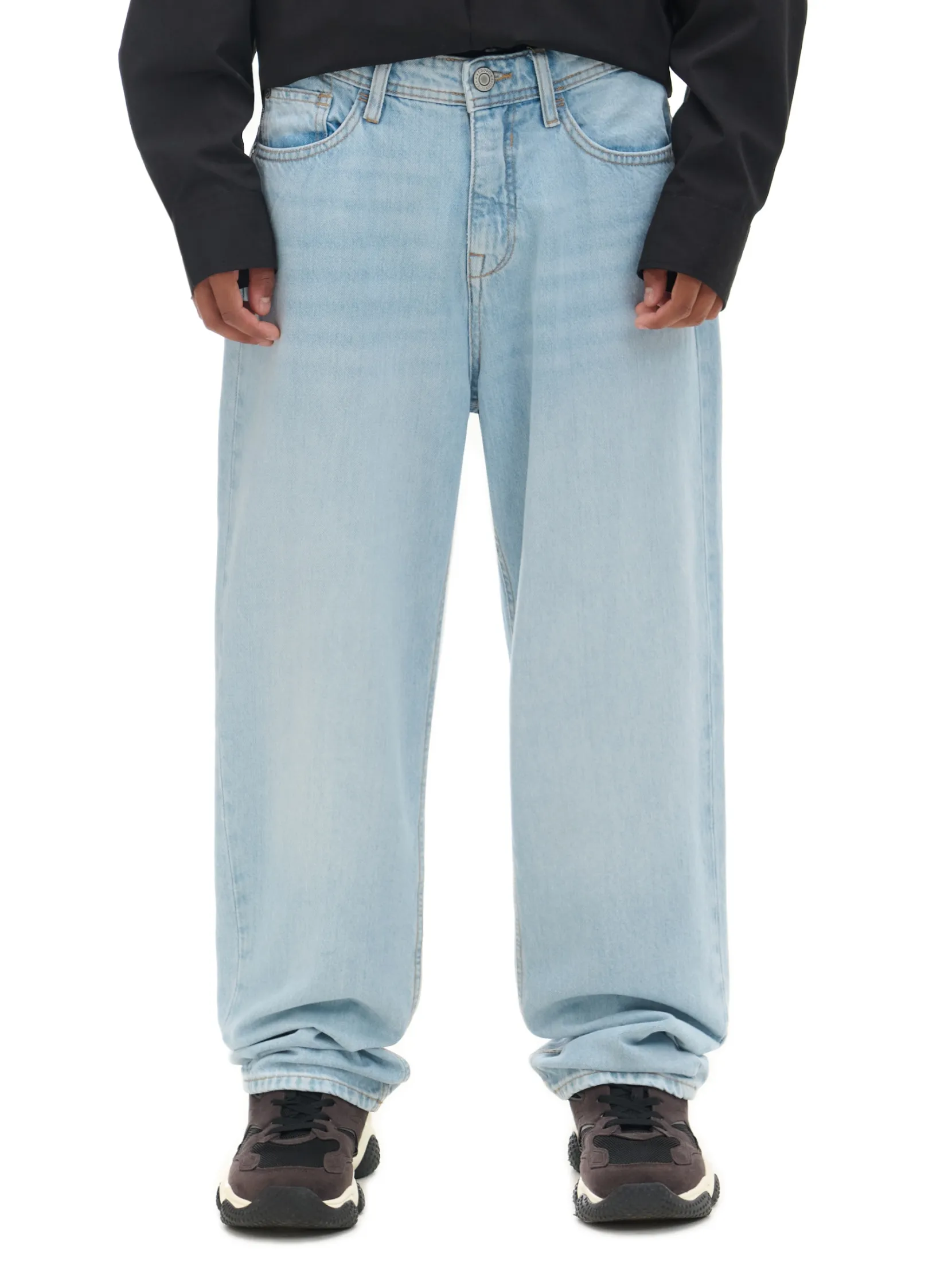 Sale Jasne jeansy relaxed Jeansy