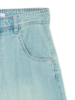 New Jasne jeansy skater z efektem sprania Jeansy