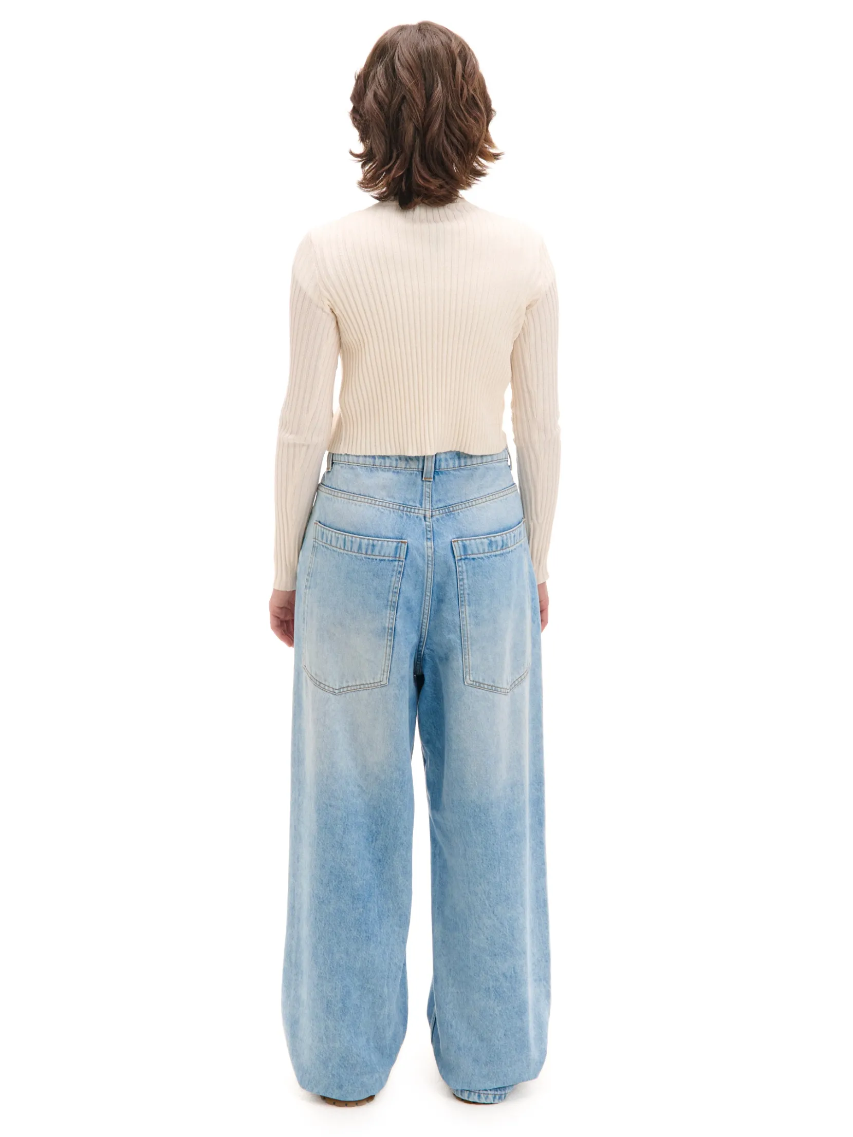 New Jasne jeansy super baggy Jeansy