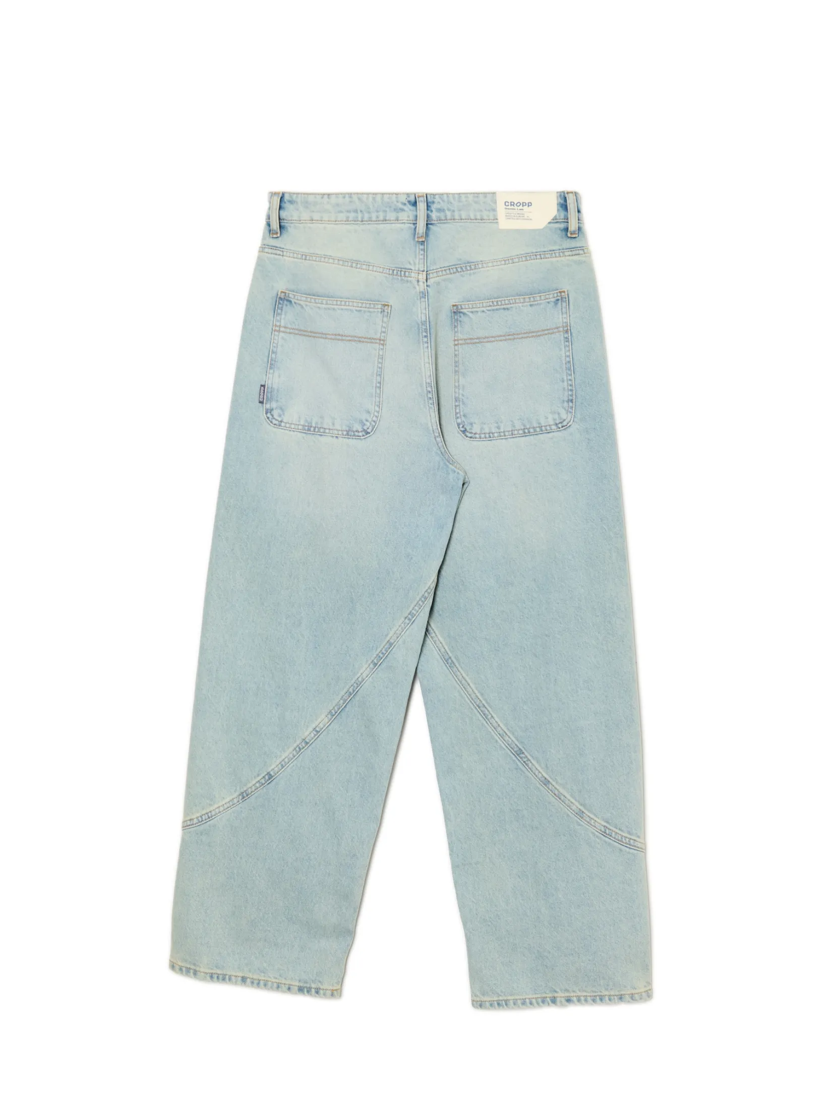 Outlet Jasne jeansy super baggy Jeansy|Baggy
