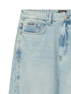 Outlet Jasne jeansy super baggy Jeansy|Baggy