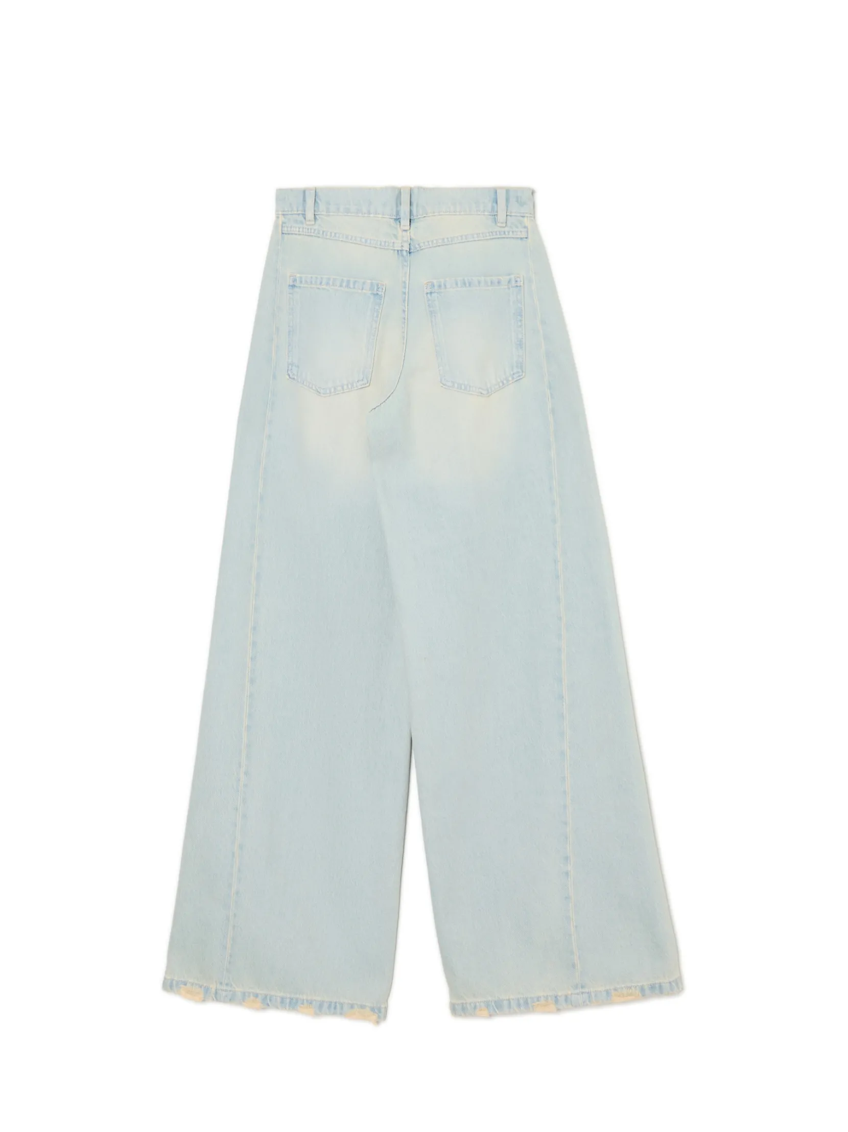 Outlet Jasne jeansy wide leg Jeansy