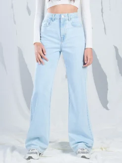Online Jasne jeansy wide leg TALL Jeansy