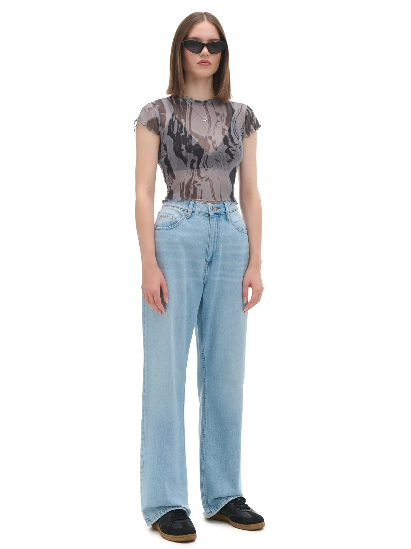 Best Jasnoe jeansy baggy Jeansy