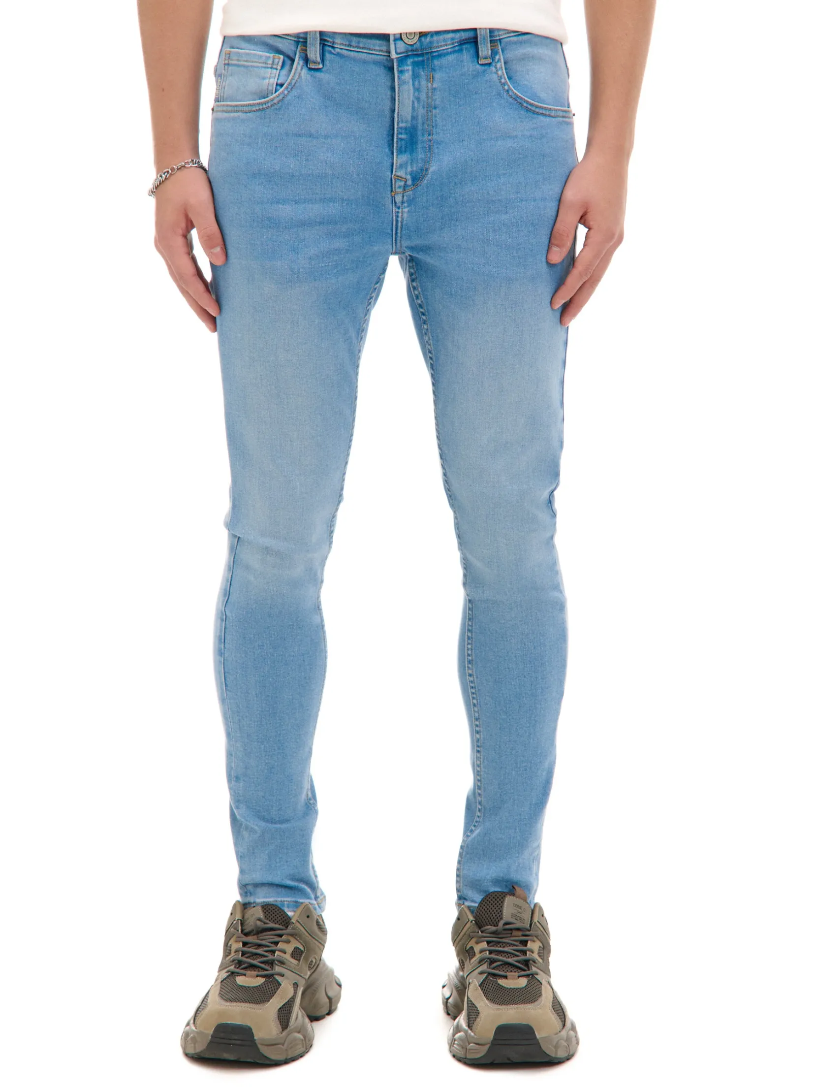 Fashion Jasnoe jeansy skinny Jeansy