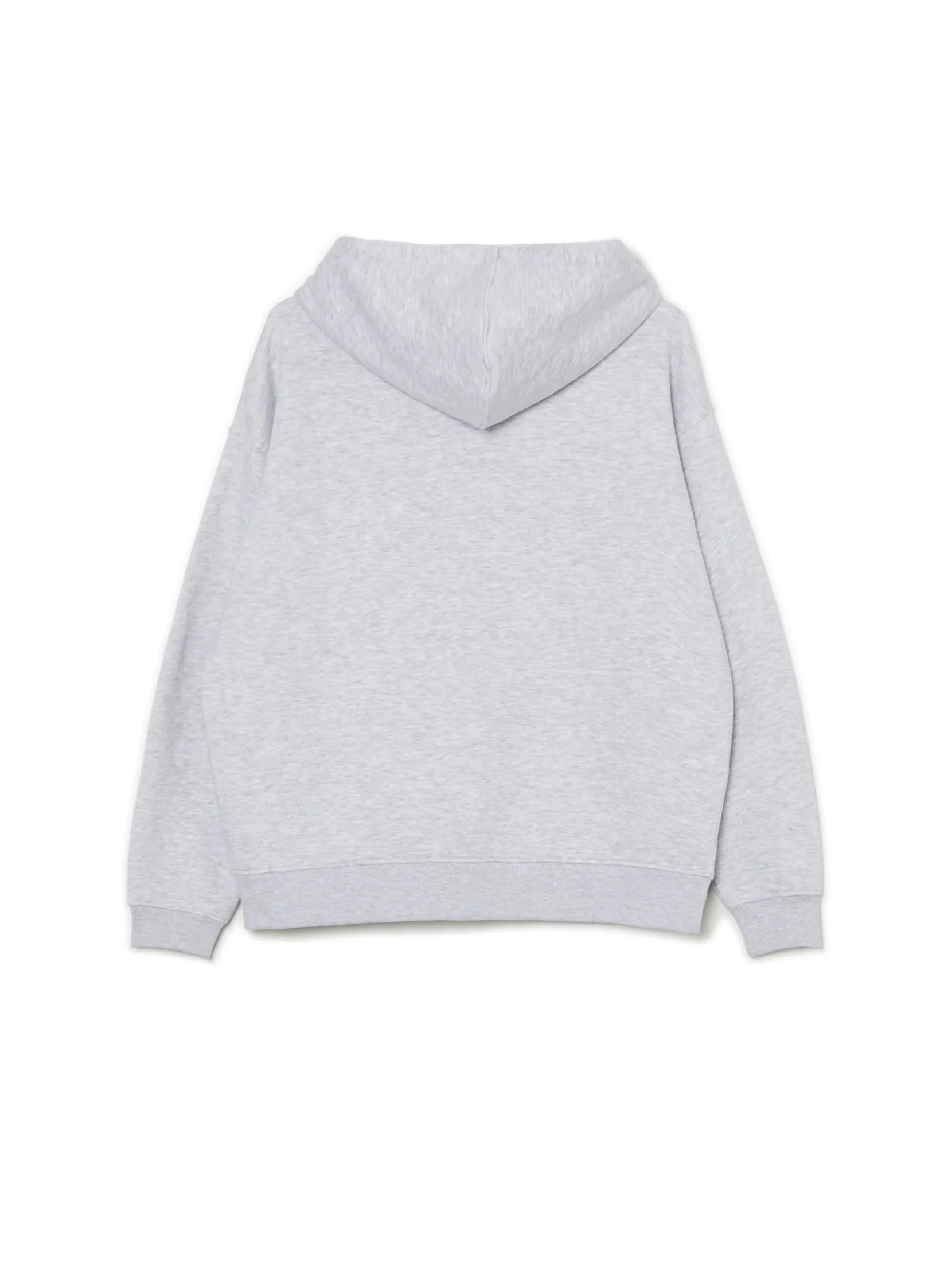 Fashion Jasnoszara rozpinana bluza oversize Bluzy