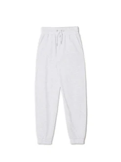 Outlet Jasnoszare dresowe joggery Spodnie