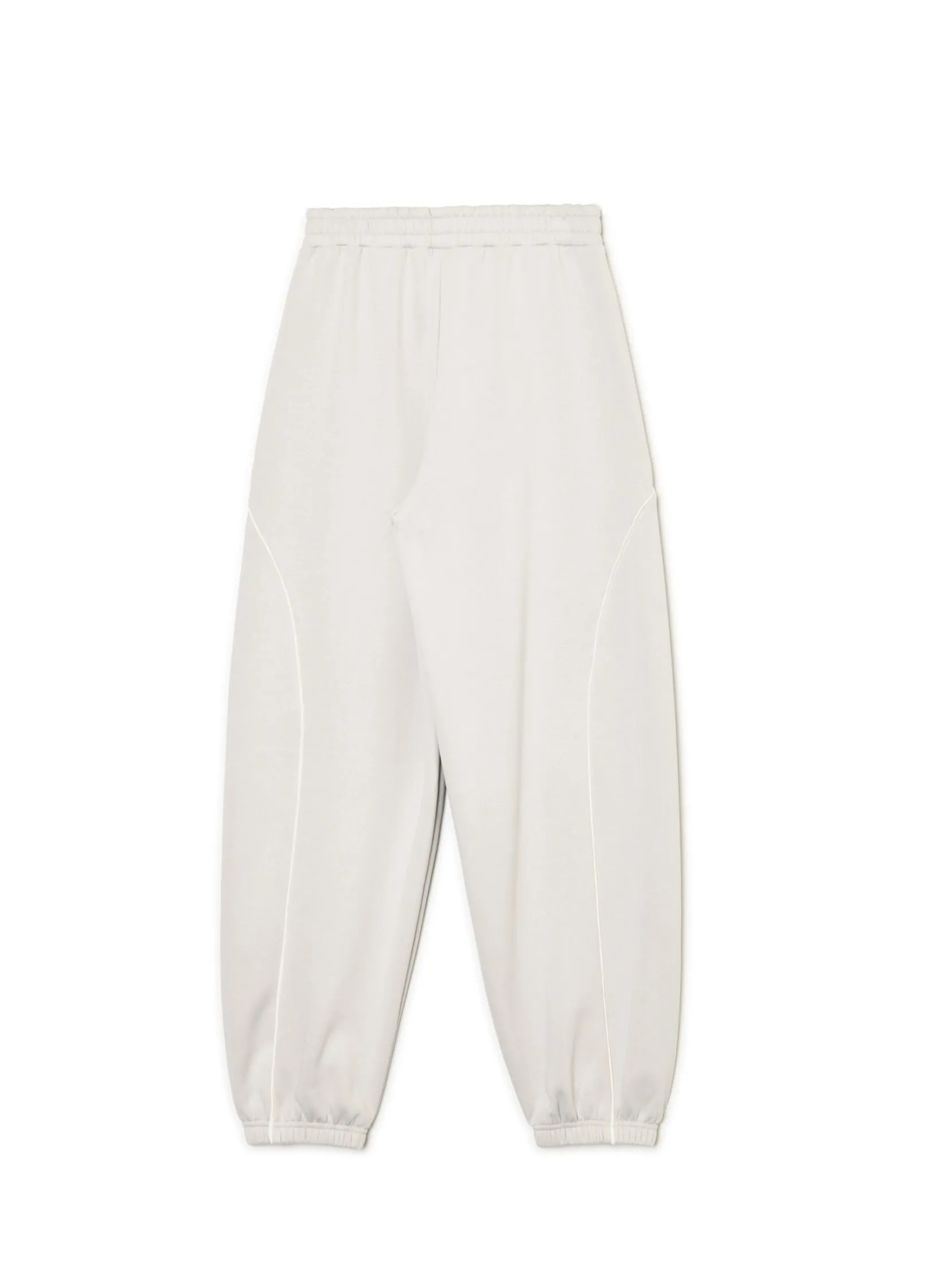 New Jasnoszare dresowe joggery z naszywkami Spodnie