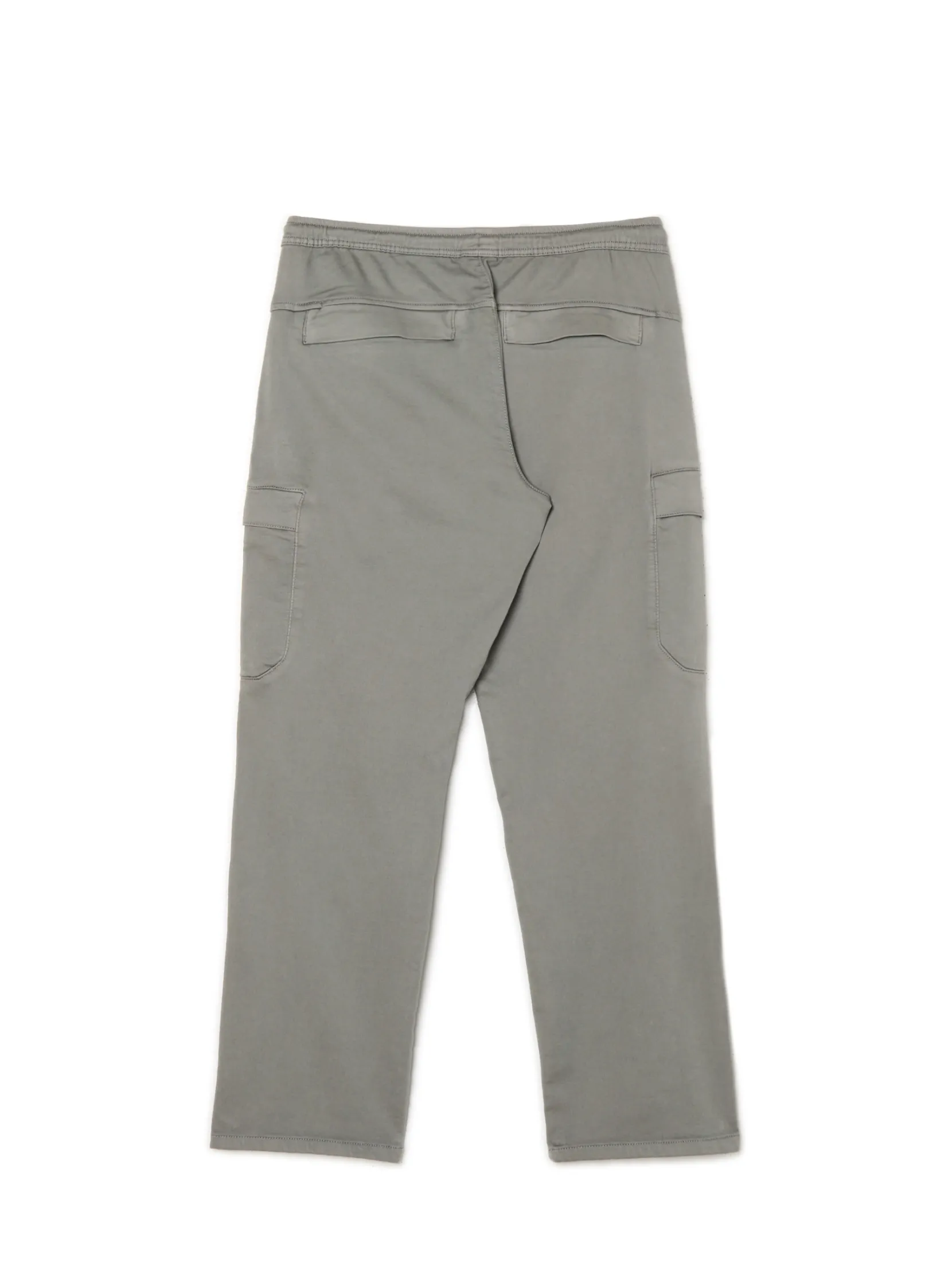 Clearance Jasnoszare spodnie jogger loose Spodnie